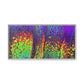 Bespattered Facade Neon Lava Framed Canvas Art Print | 3 Frame Colors | Multiple Sizes