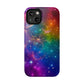 Bespattered Facade Rainbow Universe Impact-Resistant Case