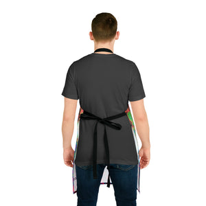 Bespattered Facade Neon Goodness Tie-Back Canvas Apron