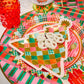 Gold Christmas Tree Dessert Plates (10 count)