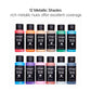 Acrylic Paint 12 Metallic Colors