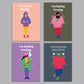 I'm F*cking Freezing Winter Greeting Cards, Set of 24