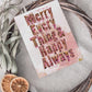Merry Everything & Happy Always Greeting Cards, Set of 24