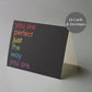Perfect The Way You Are Pride Greeting Cards, Set of 24