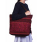 Leather Embroidered Texile Hmong Tote - Thailand