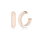 Small Illusion Lucite Hoop Earrings