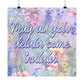 Bespattered Facade May All Your Delulu Come Trululu Pastel Floral Giclée Archival Matte Paper Prints