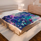 Bespattered Facade Galaxy Velveteen Plush Blanket | 3 Sizes