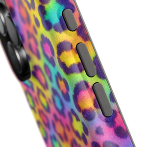 Bespattered Facade Rainbow Cheetah MagSafe Tough Case