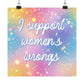 Bespattered Facade "Women Supporting Women" Giclée Archival Matte Paper Prints