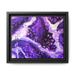 Bespattered Facade Purple Haze Framed Canvas Art Print | 3 Frame Colors | Multiple Sizes