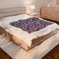 Bespattered Facade Neon Animal Print Velveteen Plush Blanket | 3 Sizes