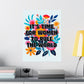 Bespattered Facade "It's Time for Women to Rule the World" Colorful Flowers Giclée Archival Matte Paper Prints