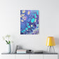 Bespattered Facade Fluid Art Abstract Painting Stretched Matte Canvas Art Prints | Multiple Sizes