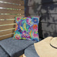 Bespattered Facade Colorful Flowers UV-Resistant Outdoor Pillows | 4 Sizes