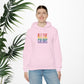 Bespattered Facade "All the Colors" Rainbow Block Embroidered Unisex Heavy Blend™ Hooded Sweatshirt