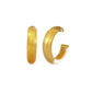 Small Illusion Lucite Hoop Earrings