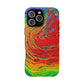 Bespattered Facade Rainbow Vortex Impact-Resistant Case