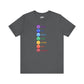 Chakra Affirmation T-Shirt – Know, See, Speak, Love, Strive, Feel, Ground | Spiritual Graphic Tee
