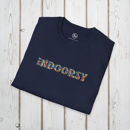 Bespattered Facade Floral Indoorsy Colorful Unisex Softstyle T-Shirt