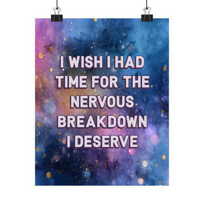 Bespattered Facade "Break Time" Giclée Archival Matte Paper Prints