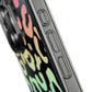 Bespattered Facade Pastel Rainbow Leopard Clear Case