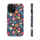 Bespattered Facade Colorful Flowers Impact-Resistant Case