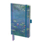 Monet Water Lilies - Dot Grid Journal – Hardcover, Pockets, Ribbon Bookmarks