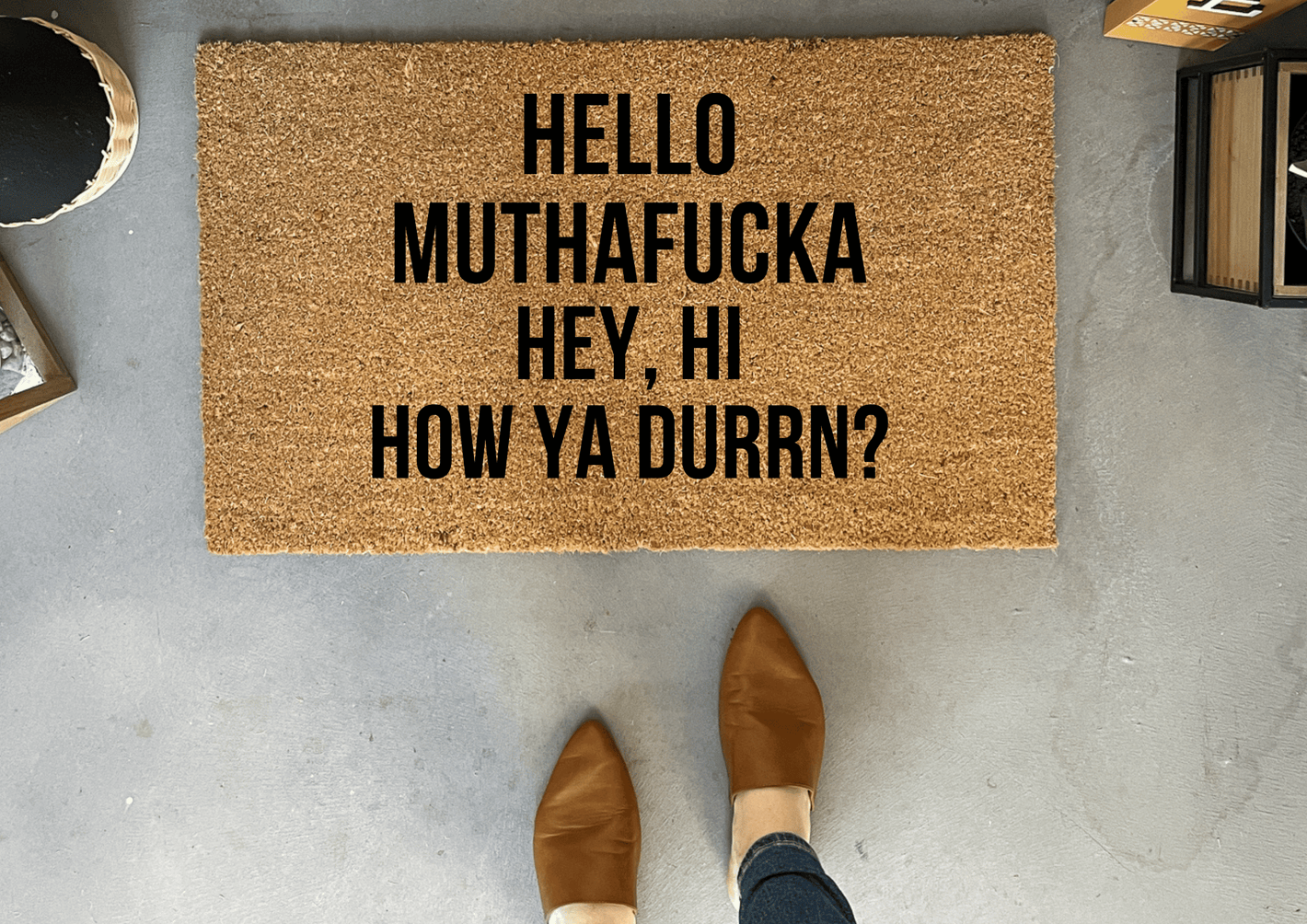 Hello Muthafucka Doormat