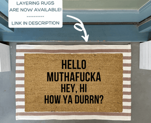 Hello Muthafucka Doormat