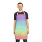 Bespattered Facade Gentle Rainbow Tie-Back Canvas Apron