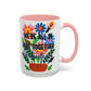 "We're All In This Together..." Rainbow Flowers Mug | Eight Colors | 11oz or 15oz