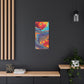 Bespattered Facade Fluid Art Abstract Painting Stretched Matte Canvas Art Prints | Multiple Sizes