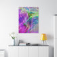 Bespattered Facade Resin Petri Macro Photograph Stretched Matte Canvas Art Prints | Multiple Sizes