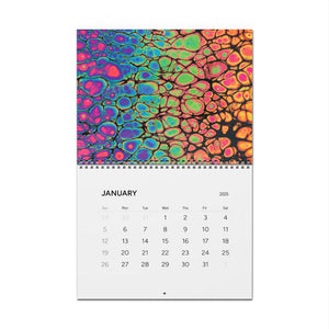 Bespattered Facade 2025 Colorful 11" x 8.5" Wall Calendar