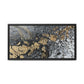 Bespattered Facade You're Golden Framed Canvas Art Print | 3 Frame Colors | Multiple Sizes