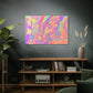 Bespattered Facade Fluid Art Abstract Painting Stretched Matte Canvas Art Prints | Multiple Sizes