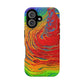 Bespattered Facade Rainbow Vortex Impact-Resistant Case