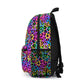 Bespattered Facade Candy Coated Neon Leopard Backpack