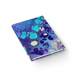 Bespattered Facade Persephone Hardcover Notebook - Unlined (Blank) Pages