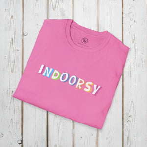Bespattered Facade Colorful Indoorsy Unisex Softstyle T-Shirt