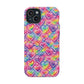 Bespattered Facade Rainbow Graffiti Hearts Impact-Resistant Case