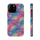 Bespattered Facade Rainbow Nebula Impact-Resistant Case