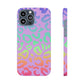 Bespattered Facade Rainbow Leopard Slim Case