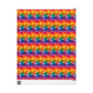 Bespattered Facade Rainbow Ink Circles Wrapping Paper | Three Sizes | Glossy or Matte