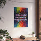 Bespattered Facade "Don't Make Excuses" Giclée Archival Matte Paper Prints
