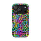Bespattered Facade Candy Coated Neon Leopard Impact-Resistant Case