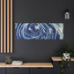 Bespattered Facade Fluid Art Abstract Painting Stretched Matte Canvas Art Prints | Multiple Sizes