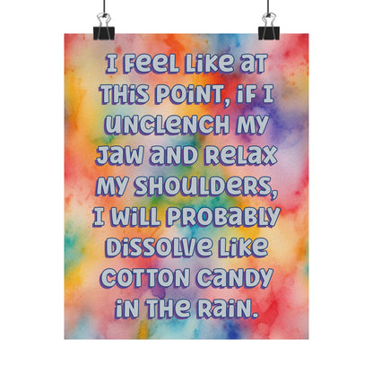 Bespattered Facade "Unclench and Relax" Giclée Archival Matte Paper Prints