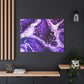 Bespattered Facade Purple Haze Stretched Matte Canvas Art Prints | Multiple Sizes